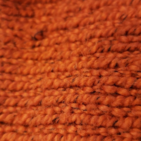 Hombre Barrage Sweater Winter Knit Crew Neck Size Medium Men Medium Burnt - Picture 12 of 12